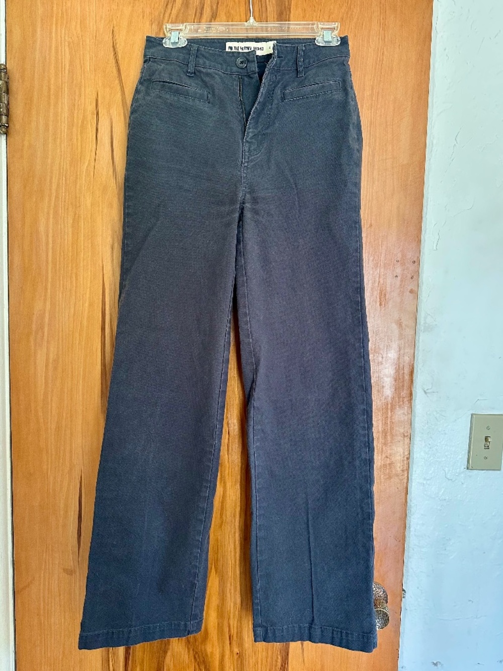 The Normal Brand Women's Wide-Leg Pants – Dark Grey / Washed Black Size 25
